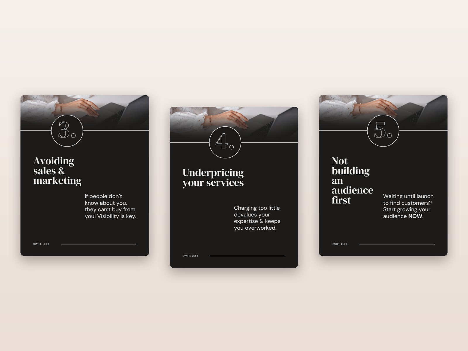 Business Coach Instagram Post Templates preview 2