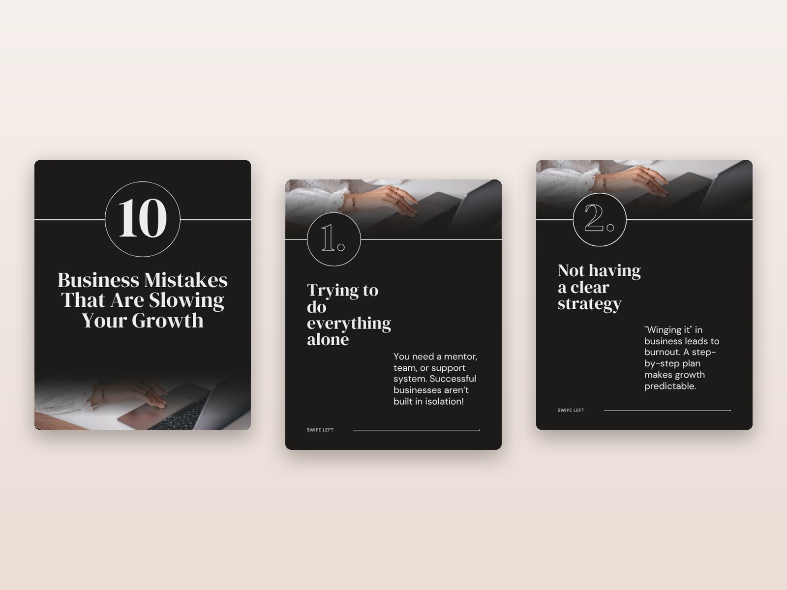 Business Coach Instagram Post Templates preview 1
