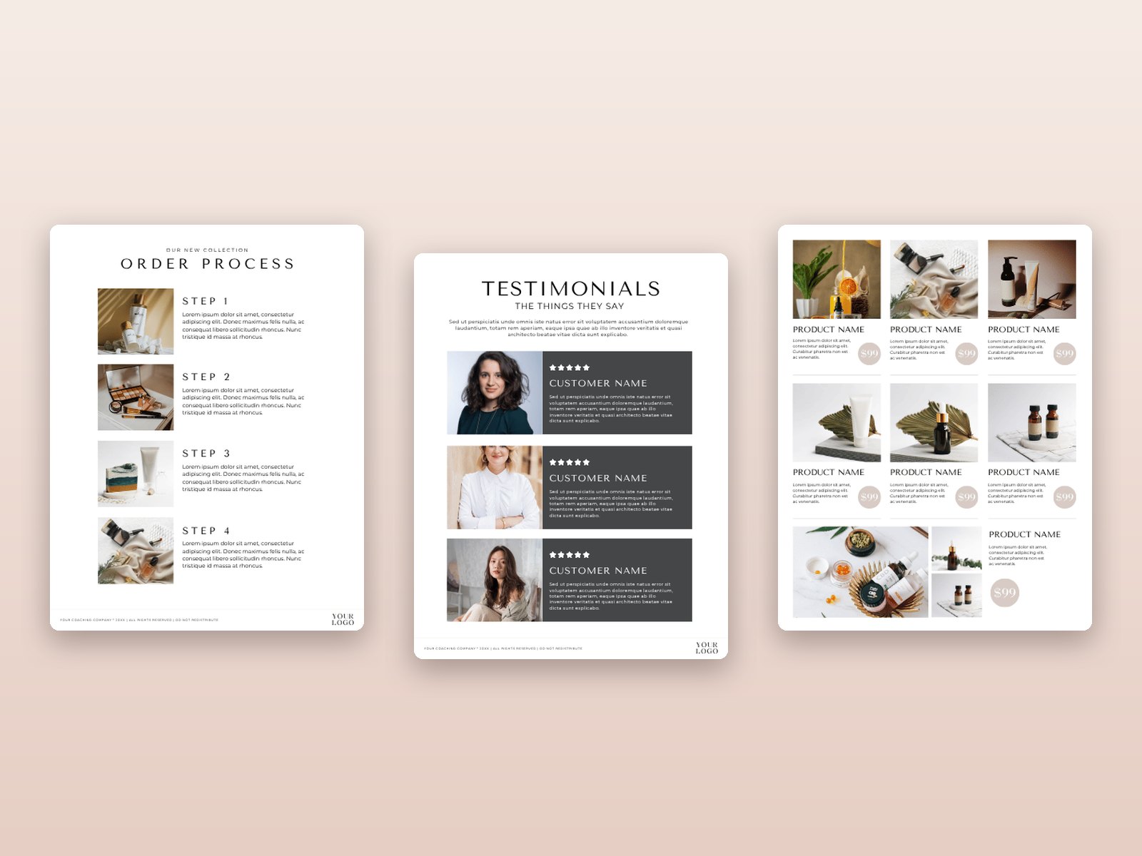 Holiday Gift Guide Template preview 2