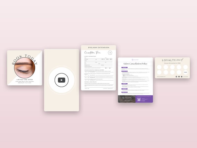 Lash Studio Starter Bundle preview