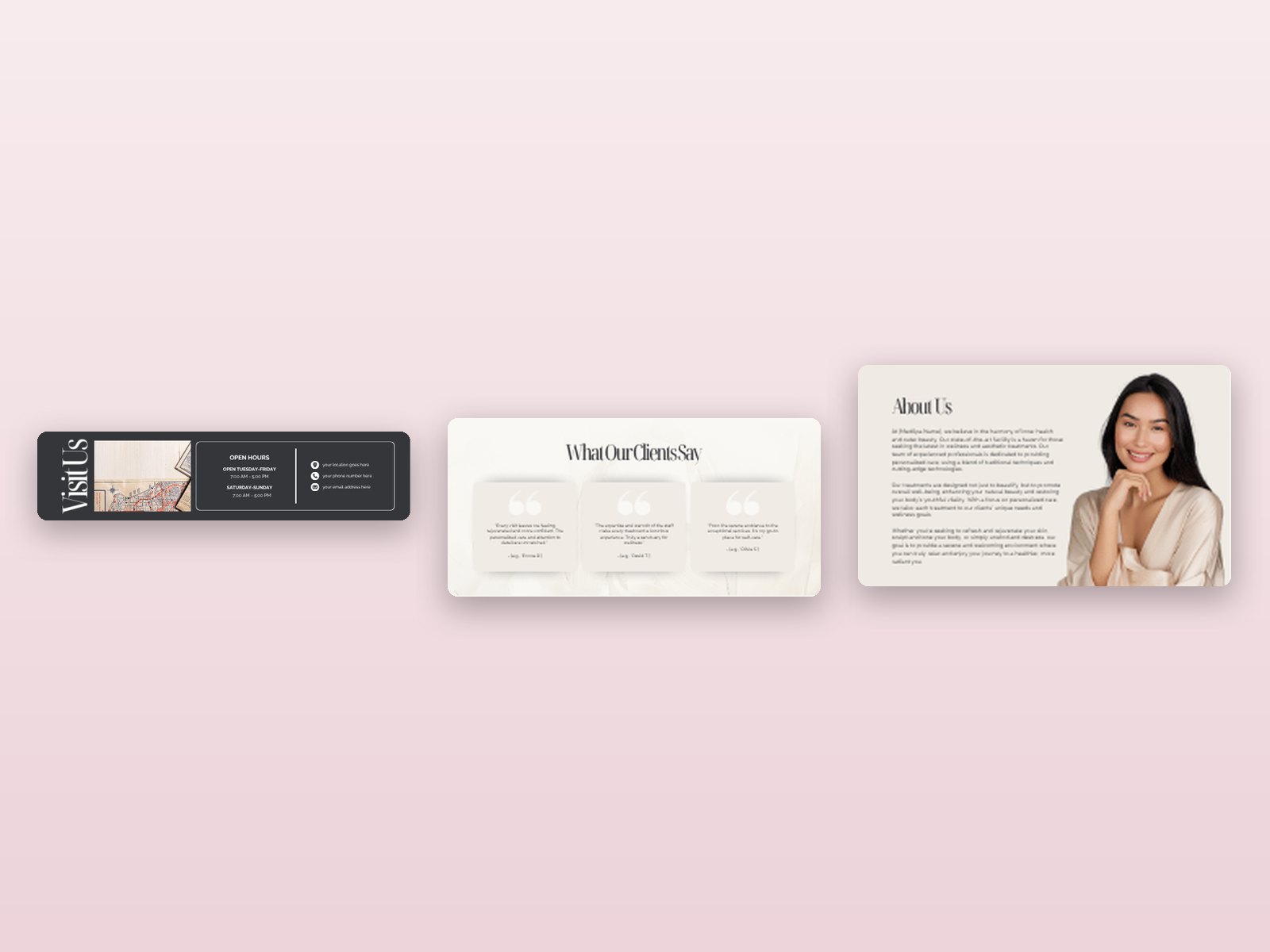 Med Spa Website Template preview 2