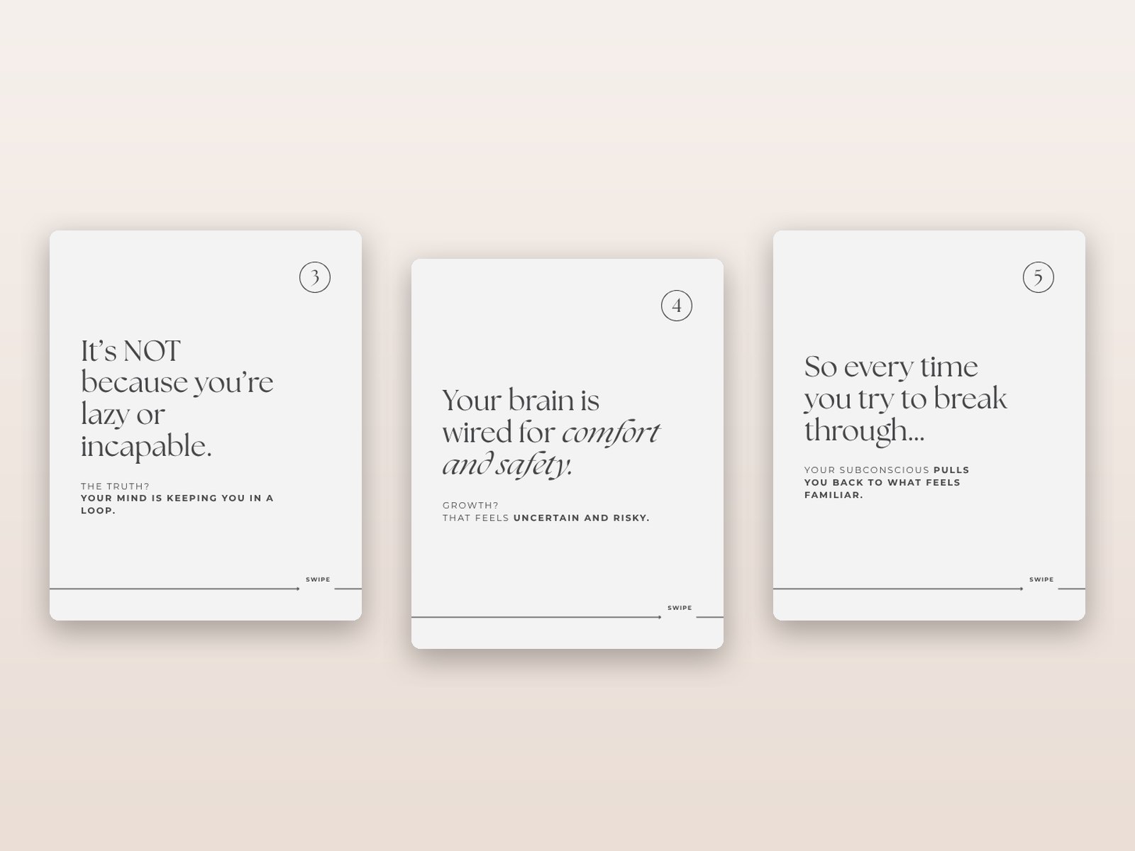 Mindset Coach Instagram Carousels preview 2