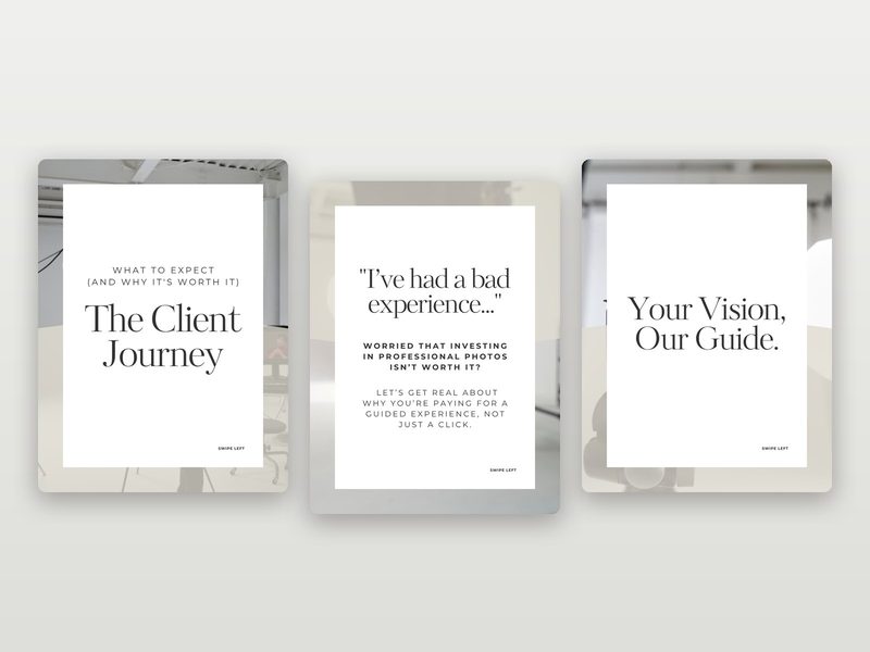Seamless Instagram Carousel Templates for Photographers preview