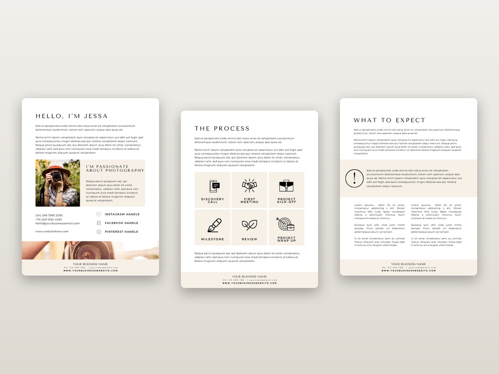 Photography Pricing Guide Template preview 2