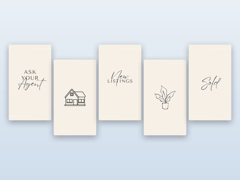 Realtor Instagram Highlight Covers preview