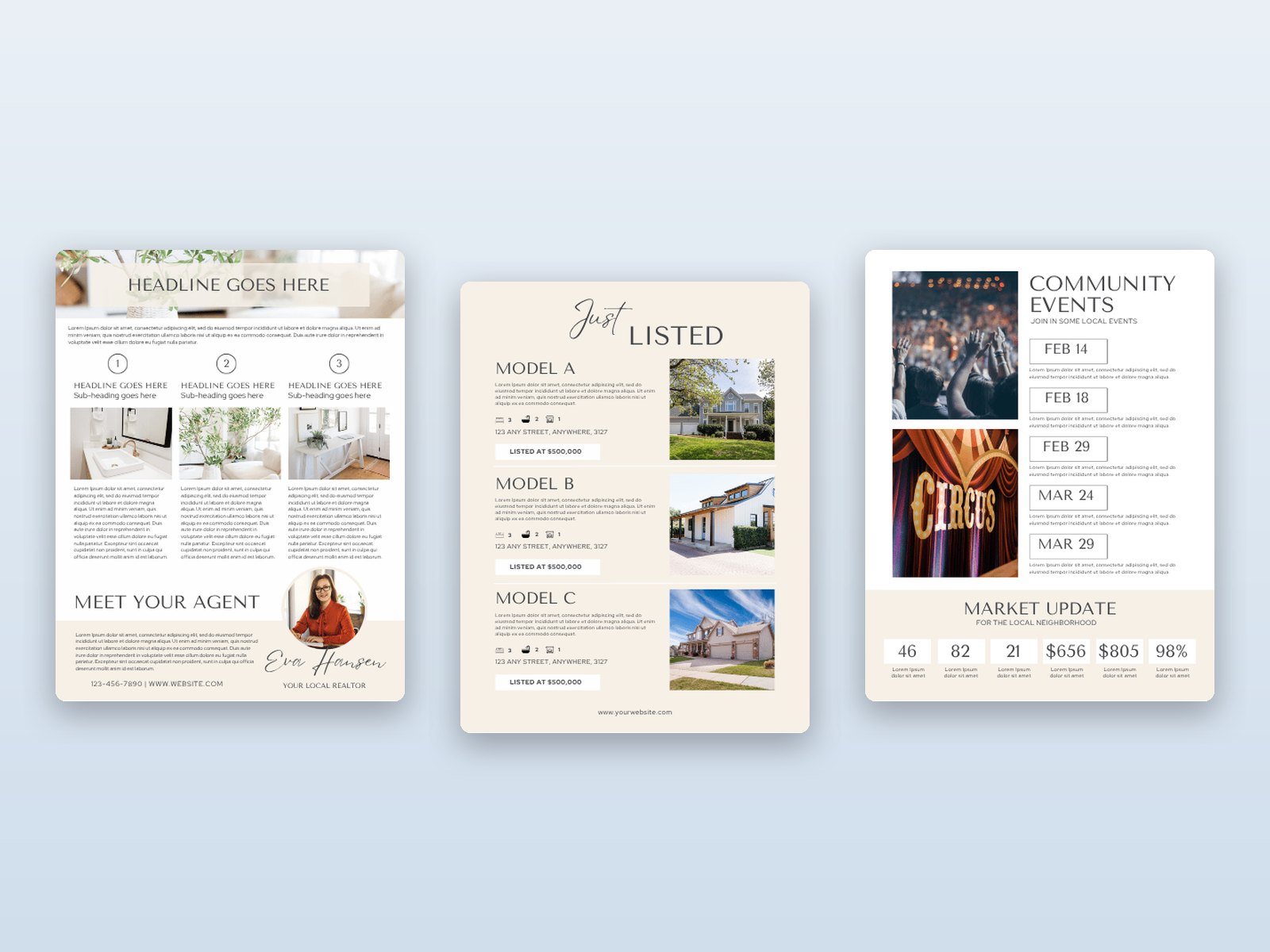 Realtor Newsletter Template preview 2