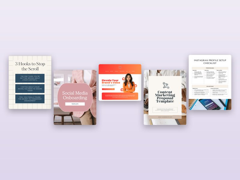 Social Media Manager Business-in-a-Box Bundle preview